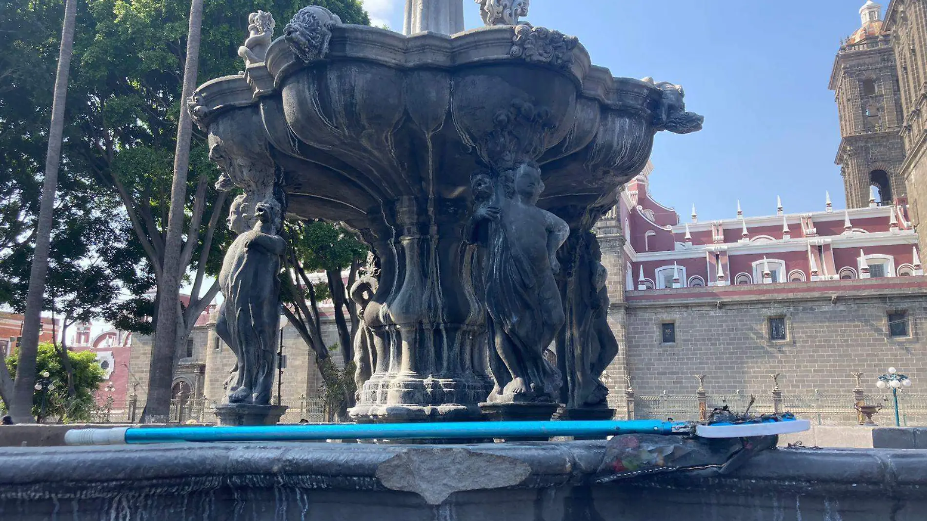 Fuente de San Miguel está dañada 